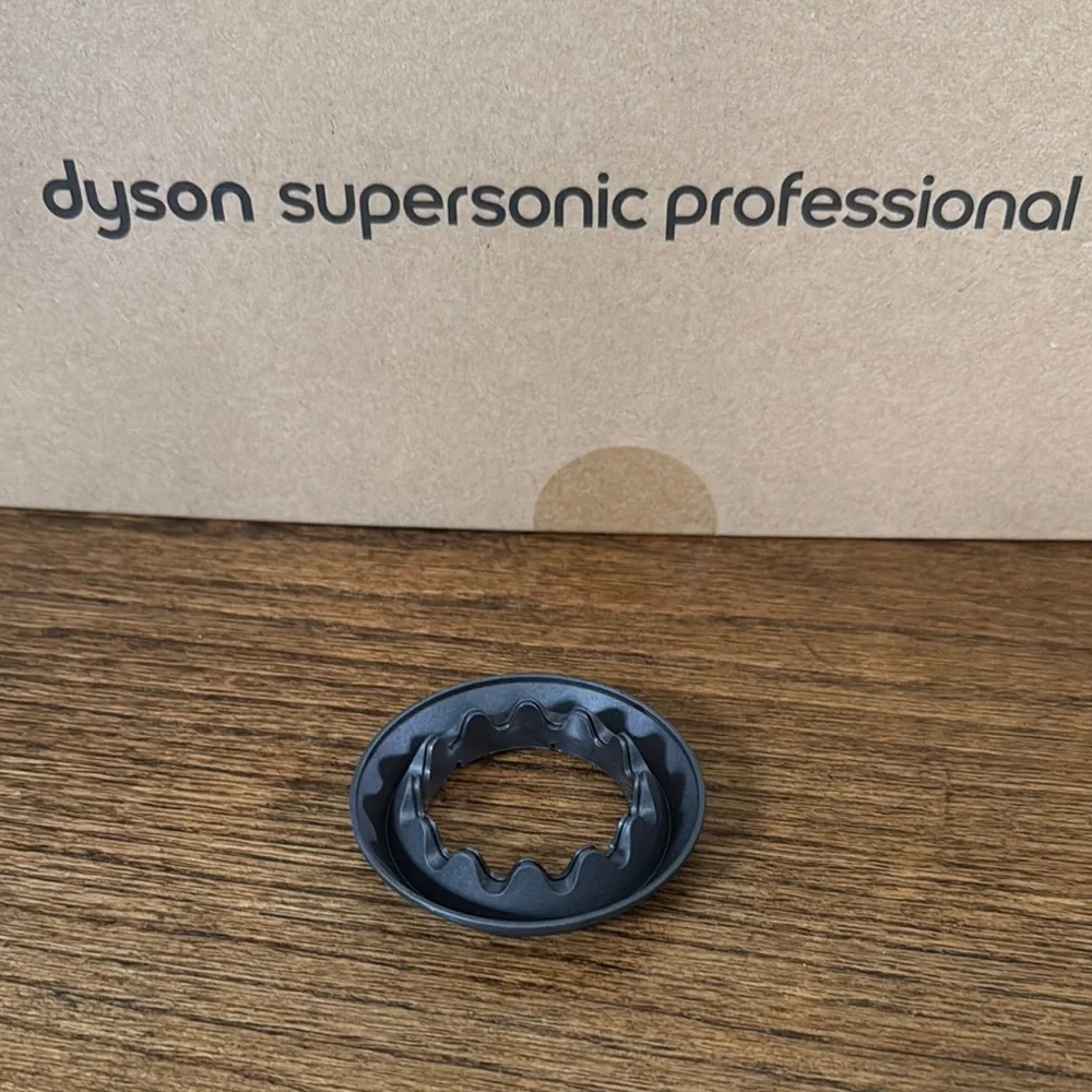 Dyson Charcoal Gray Supersonic Gentle air attachment.